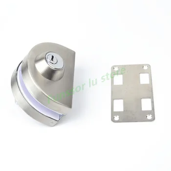 

Glass Door Lock, Latches,304 stainless steel,without hole,One door,Bidirectional unlock, Frameless glass door