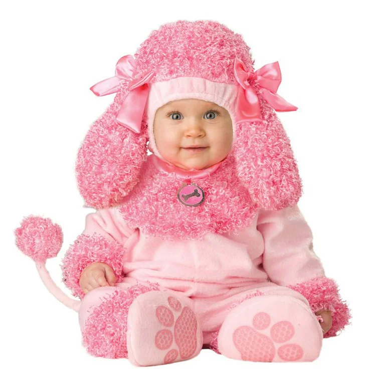 2021 Halloween Costume baby boy clothes Girls Monkey Polar Bear Romper Kids Clothing Set baby hat socks Toddler Cosplay set Cotton baby suit