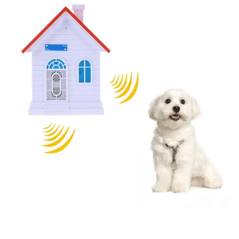 Rechargeable Ultrasonic Silencer House Shape Anti Bark Device Bark Control for pet training product supplies