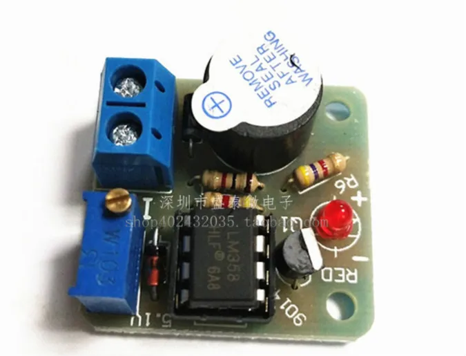 

B36 9V 12V Battery Anti-discharge Sound and Light Alarm Protection Board Low Voltage / Under Voltage Protection Module