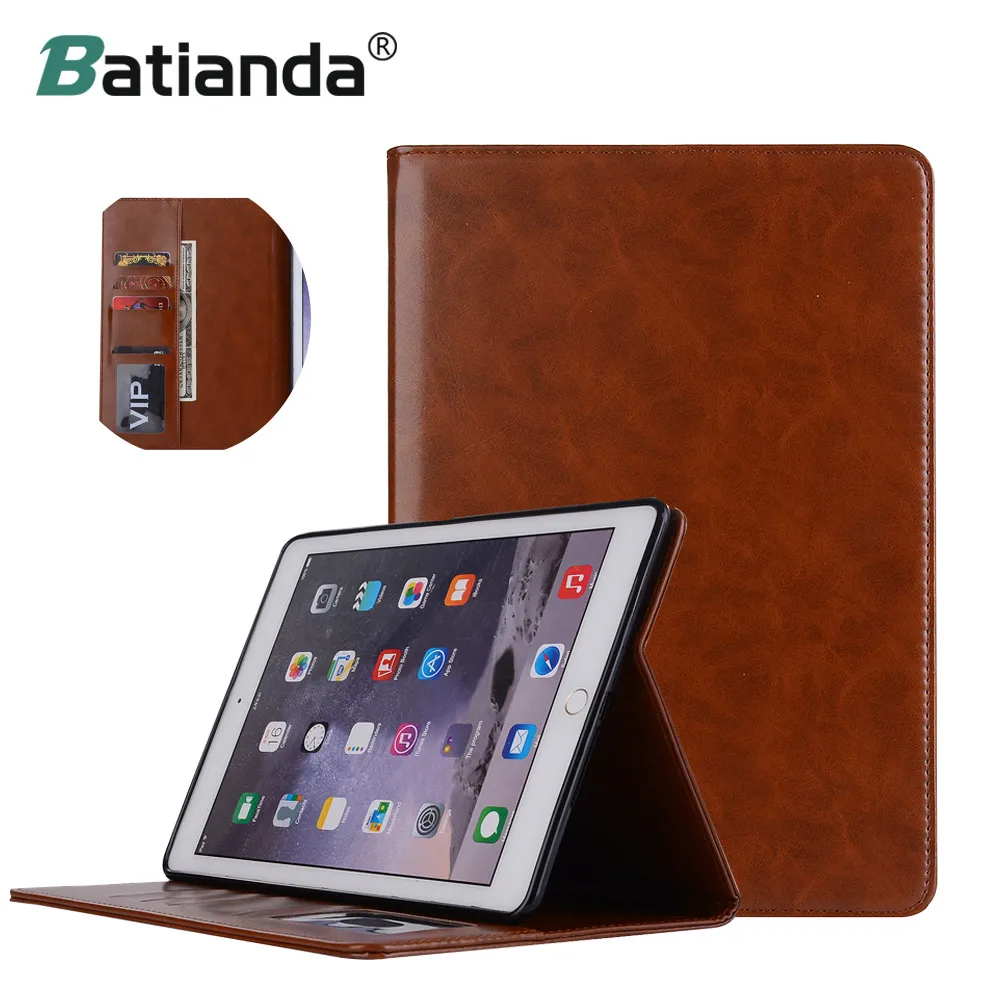 

Case for Apple 2017 2018 New ipad air 1 2 Cover Case Premium PU Leather Business Stand Pocket Smart Case For ipad 9.7 2018