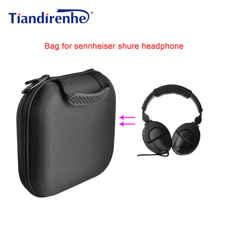 Portable Headphone Carry Case for For sennheiser HD280 Pro HD3880 PRO HD630VB for Shure SRH750DJ SRH940 Headphones Hard Bag
