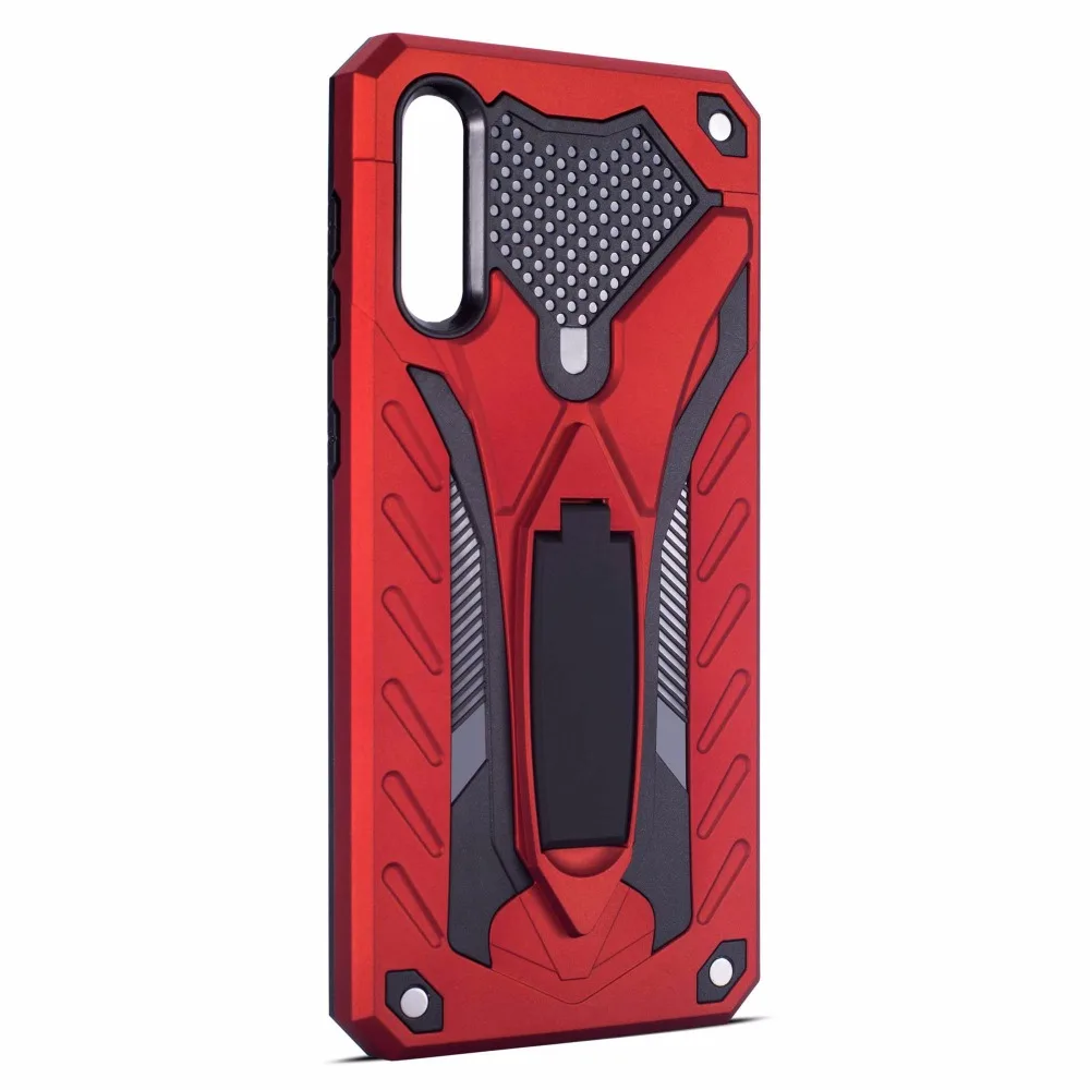 For Samsung Galaxy A50 A30 Hybird Plastic Dual Armor Case with Stand Cover Coque for J4 J6 A6 A8 2018 A9 2019 Case Accessories (11)