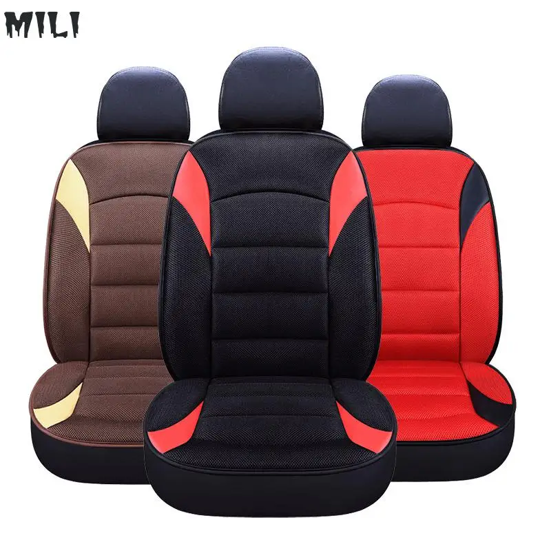 

Universal seat cushion Sandwich Ice silk car seat cover. Four seasons universal, suitable for 99% of vehicles