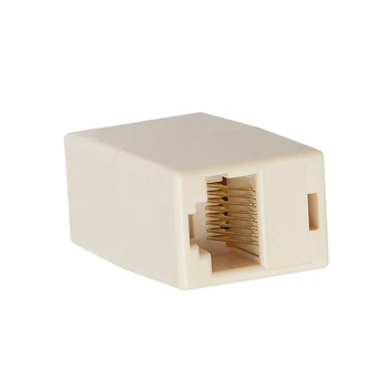 

New 10Pcs CAT5e RJ45 Female to Female Inline Coupler Coupling Joiner Connector DOM668