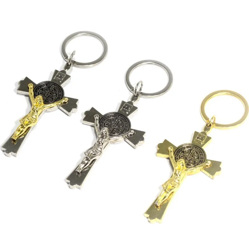 

Creative Jesus Key Chain, Christian Cross Key Chain, Fashion Gift Key Chain Exquisite key-button Pendant