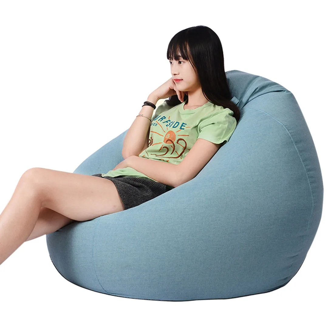 Adults Kids Bean Bag Chair Sofas Living Room Lounger Bean Bags Sofas Chair Bedroom Lazy Sofas Living Room Soft Bean Bags S/M/L Adults Kids Bean Bag Chair Sofas Living Room Lounger Bean Bags Sofas Chair Bedroom Lazy Sofas Living Room Soft Bean Bags S/M/L