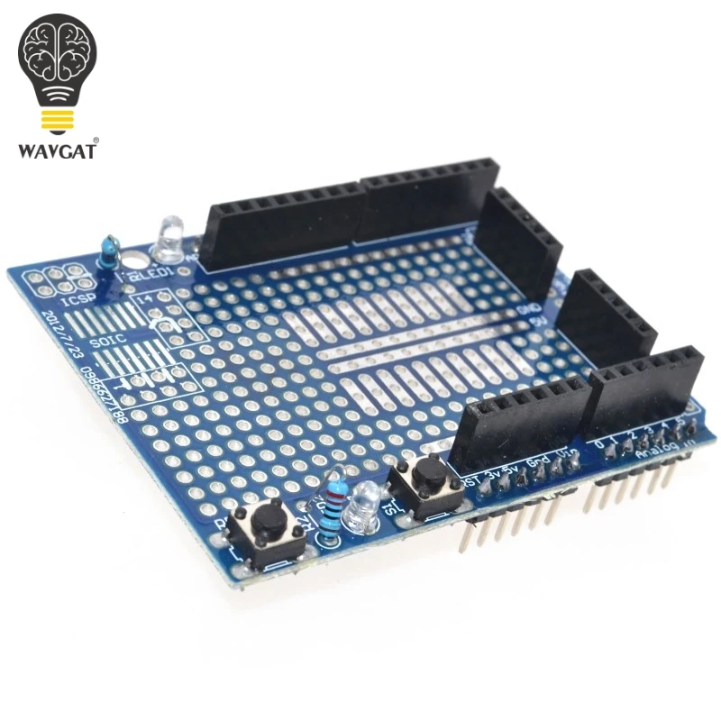 Бесплатная доставка UNO Proto Shield прототип плата расширения со встроенной мини