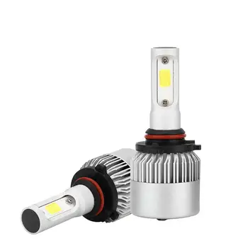 

LumiParty LED Headlights Bulbs COB LEDs High Power 6000K-6500K White LED Headlight Lamp Light Bulbs Conversion Kit r30