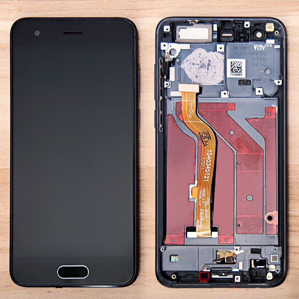 Sinbeda 5 15 &quotдисплей для Huawei Honor 9 ЖК дисплей с сенсорной панелью дигитайзер рамка в