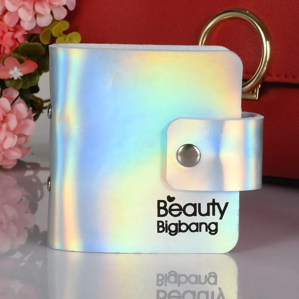 BEAUTYBIGBANG 6*6 см 18 слотов дизайн ногтей штамп Органайзер Лазерная штамповка пластина Держатель пустой чехол сумка