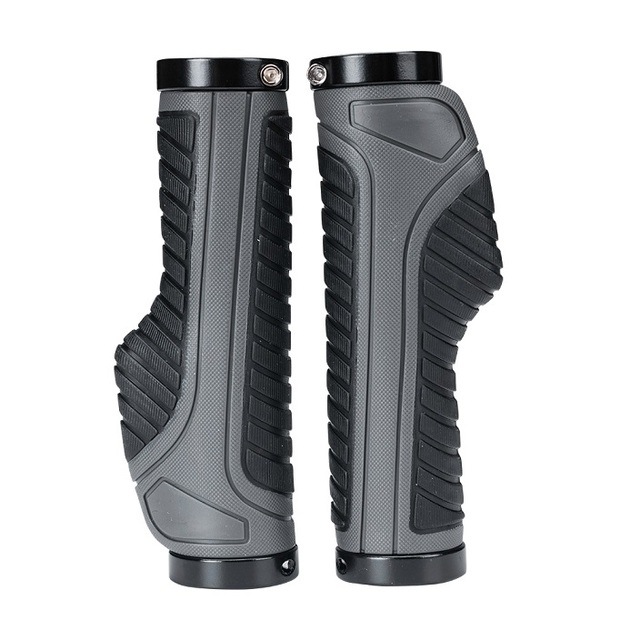 MTB Grips Bicycle Dual Lock-on Bike Grips Cycling Shock Absorption Locking Soft TPR Rubber MTB BMX Handlebar Grips