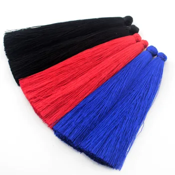 

Lavida H07 Silk Tassels/Hand Made/DIY Earrings Clothing Shoes Bag Pendant Materials/Jewelry Accessories/5pcs 10.5cm