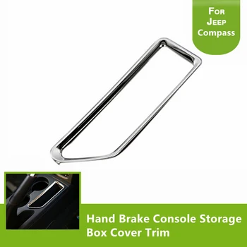 

2011-2015 for Jeep Patriot Auto Left Hand Drive Interior Accessories Hand Brake Console Storage Box Cover Trim ABS Chrome