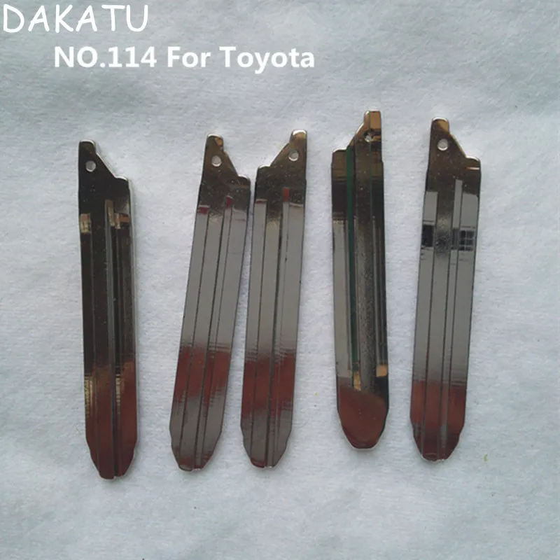 DAKATU № 114 ключа для TOYOTA модифицированный Флип складной пульт дистанционного ключа оболочки лезвие на замену 02