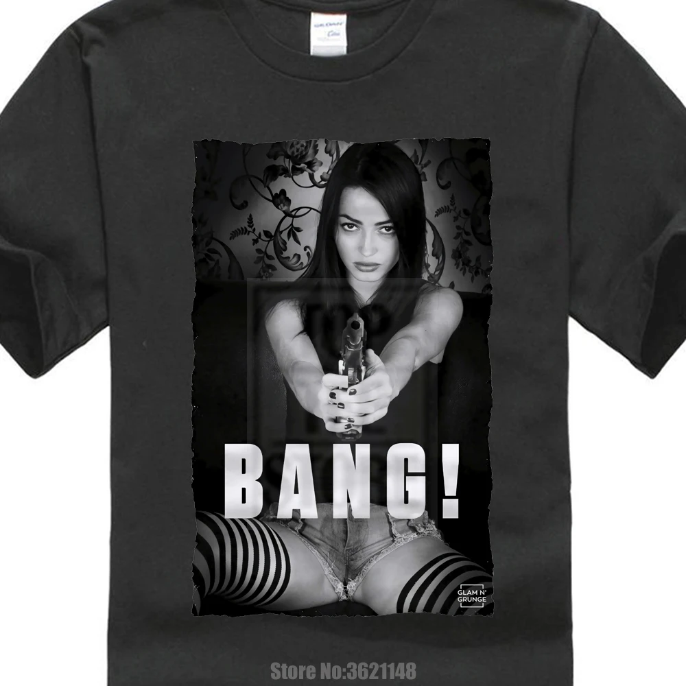 US $9.09 9% OFF|Hot Sexy Model Megan Fox Kate Moss Gun Bang Swag Porn Hip  Hop Novelty T Shirts Men'S Brand Clothing-in T-Shirts from Men's Clothing  on ...