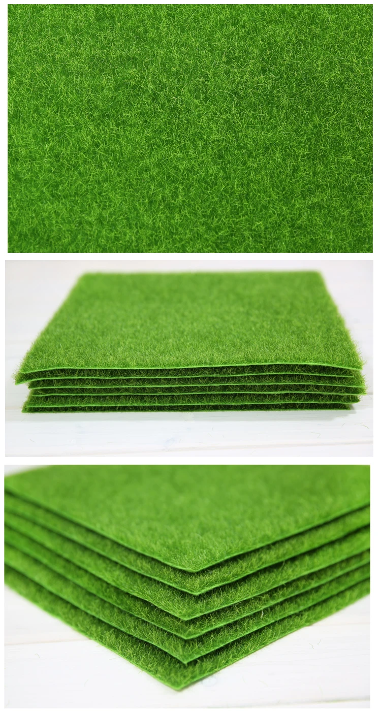 Erxiaobao 30*30 см удобный искусственный газон поддельная трава ложный мох декоративный материал Флокирование газон дверной коврик
