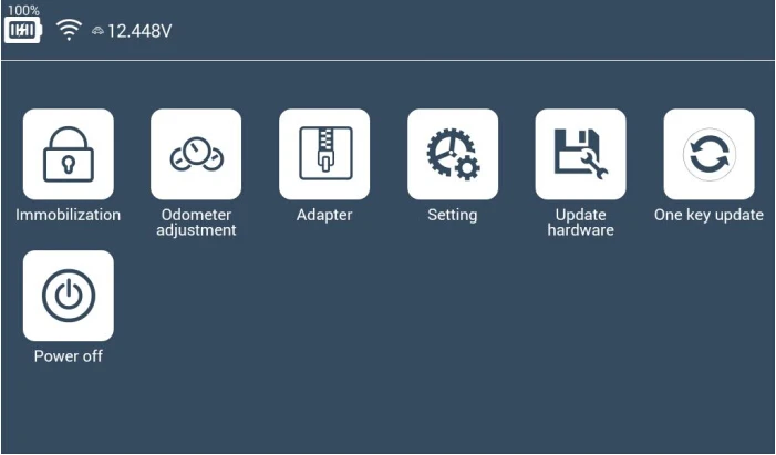 Main interface