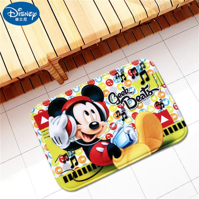 Disney Cartoon Mickey And Minnie Mouse Door Mat Kids Boys Girls