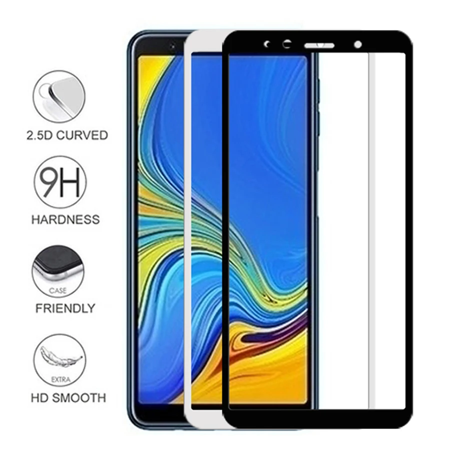 Защитное стекло для samsung A7 A750 A730, защитное закаленное стекло для Galaxy A 7 7a A72018 750 730, защитное стекло