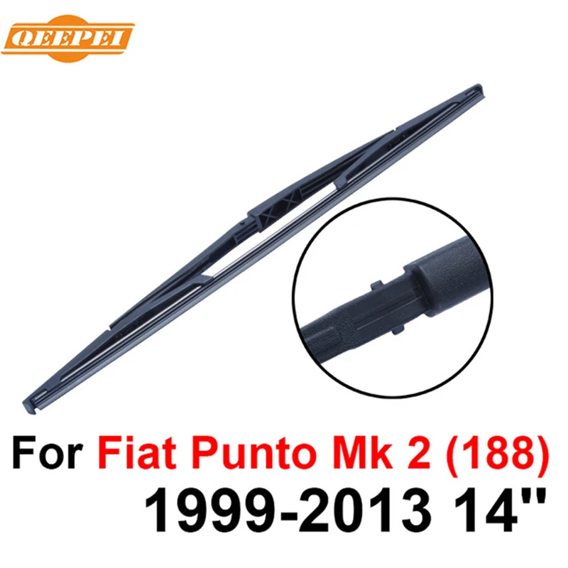 

Rear Wiper Blade No Arm For Fiat Punto Mk 2 (188) 1999-2013 14'' 3/5 door Hatchback High Quality Iso9001 Natural Rubber