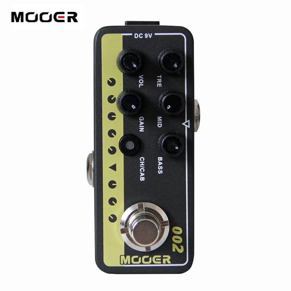 Mooer M002 Великобритания золото 900 педаль для электрической гитары эффекты задержка