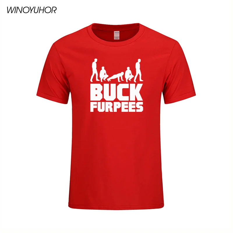 Футболка с принтом Buck Furpees Burpees для мужчин летняя новая мода хлопок футболка для фитнеса топы футболки Camisetas Masculina