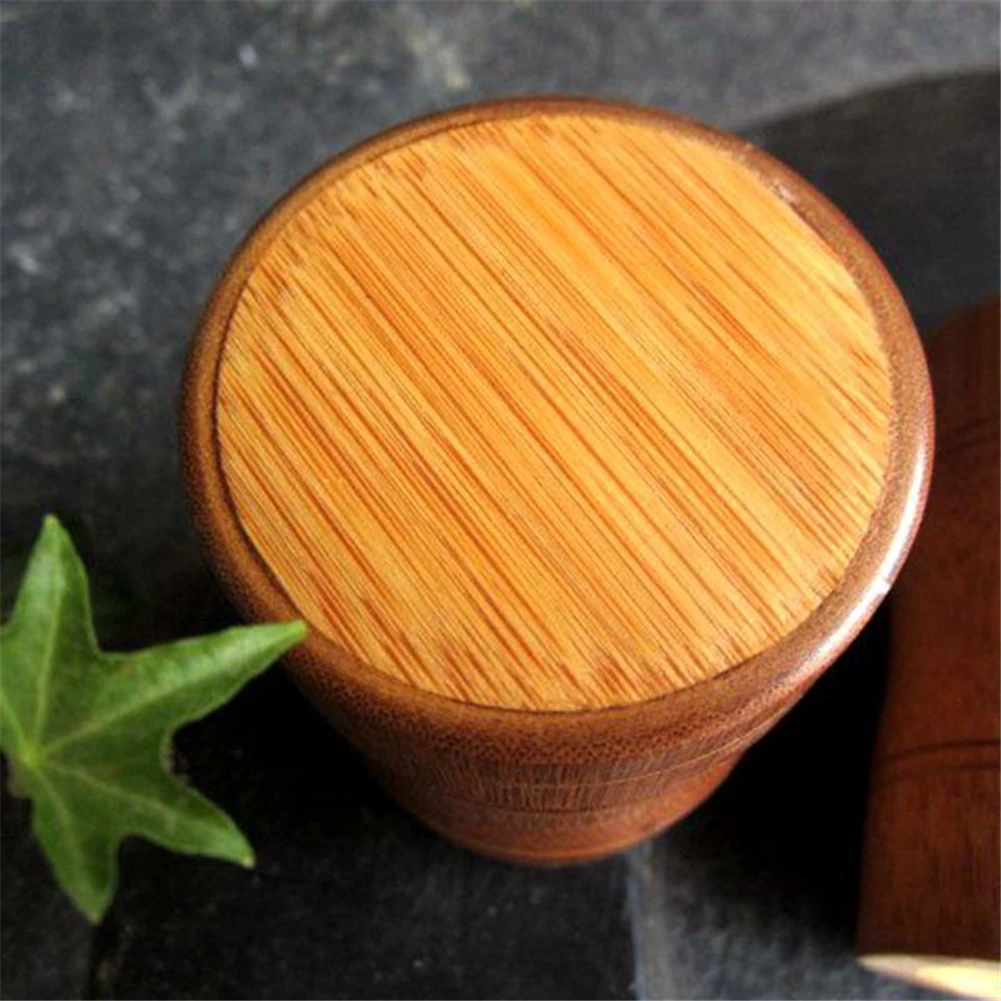 Портативная бамбуковая герметичная чайная Канистра с китайским чайным символом, коробка для хранения натурального чая, чайный контейнер