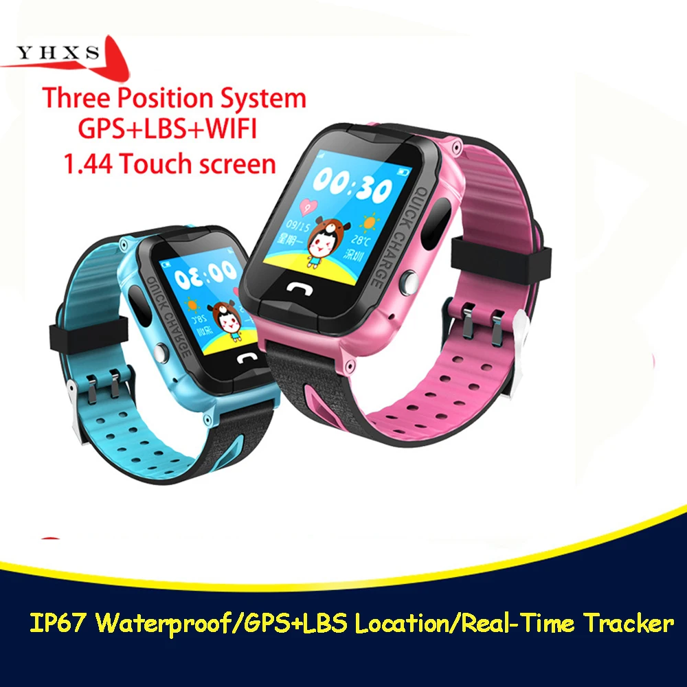 

1.44 Touch Screen Smart GPS Tracker Location SOS Call Remote Monitor Camera Flashlight Watch Wristwatch for Kids Child Students