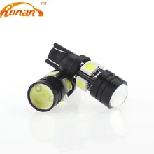 RONAN LED 5W5 T10 Black Blade 4SMD 1.5W Parking Car Styling DIY Automobile lights Projector lens for Interior lamp white colour