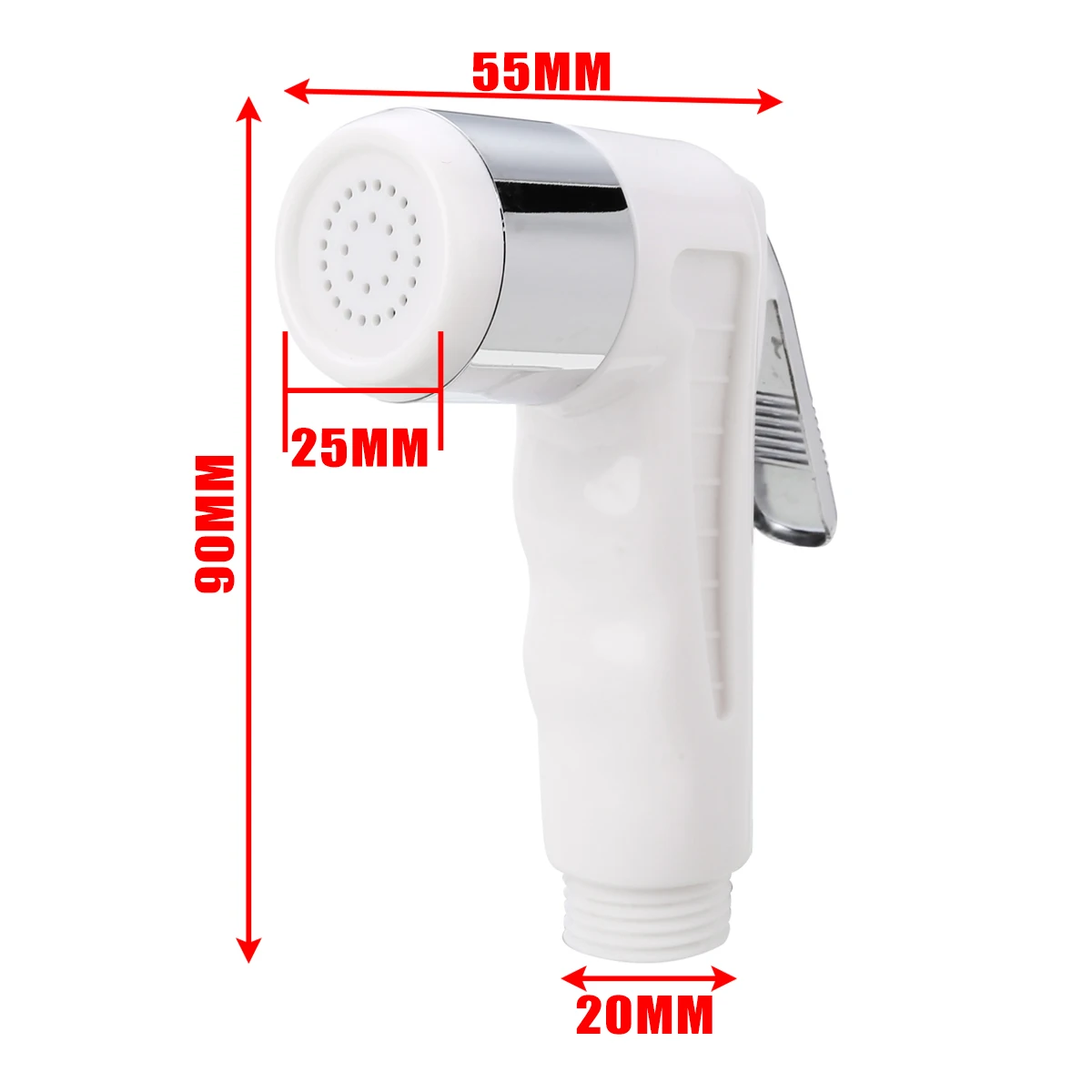 ABS Toilet Bidet Tap Set with Hose Bracket Handheld Hygienic Shower Portable Bidet Sprayer Gun Home Hand Held Spray