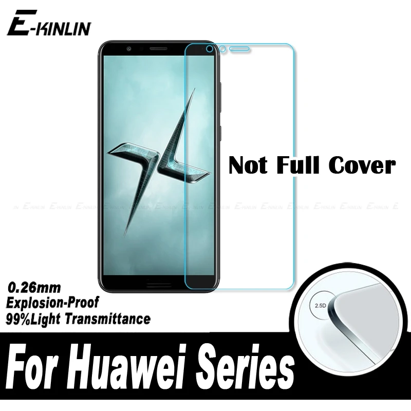 

0.26mm 2.5D Screen Protector Glass Protective Film For Huawei Honor 7C 7A 7S 8S 8C 8A 8X 9X Pro Tempered Glass