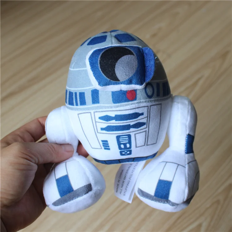 1 шт. 15-20 см Звездные войны BB-8 R2-D2 Дарт Вейдер имперский Штурмовик плюшевые игрушки куклы для детей Подарки и день рождения - Цвет: R2-D2