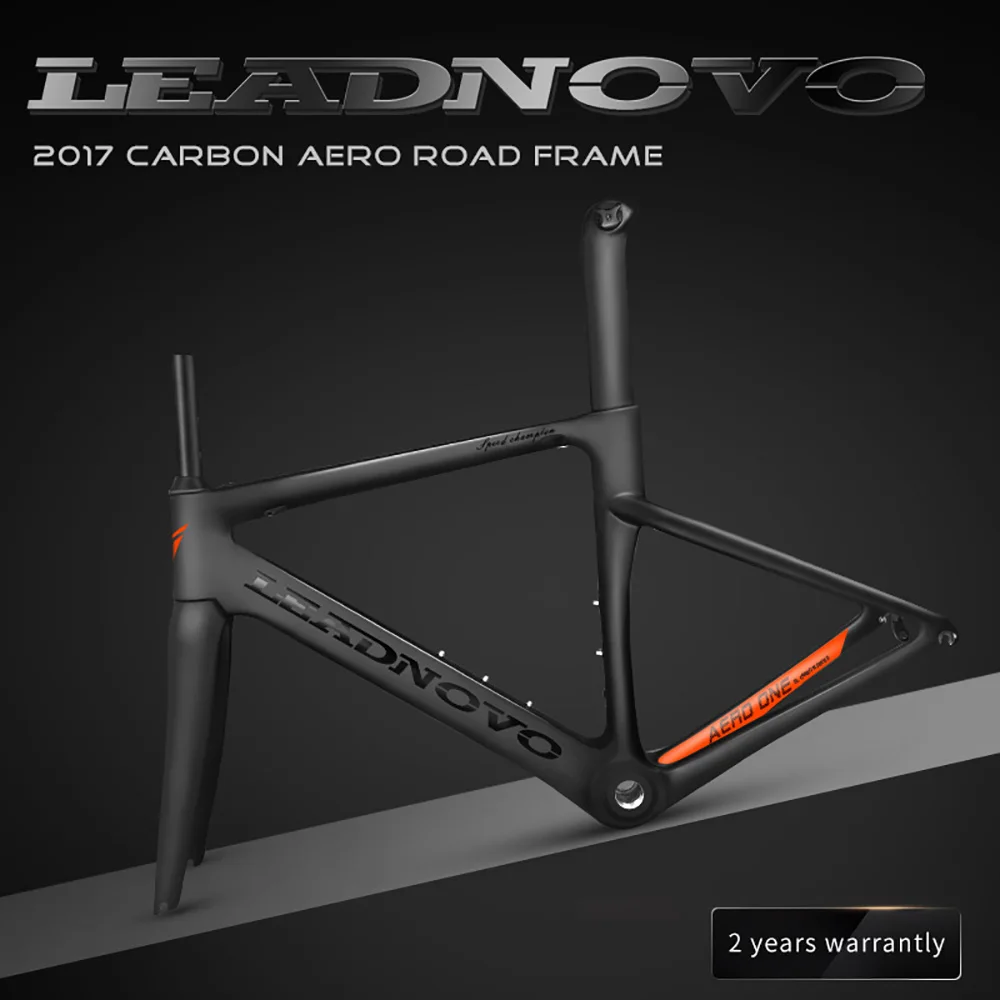 Perfect NEW carbon road frame inner cable Di2&Mechanical racing bike carbon road frame+fork+seatpost+headset carbon road bike LEADNOVO 16