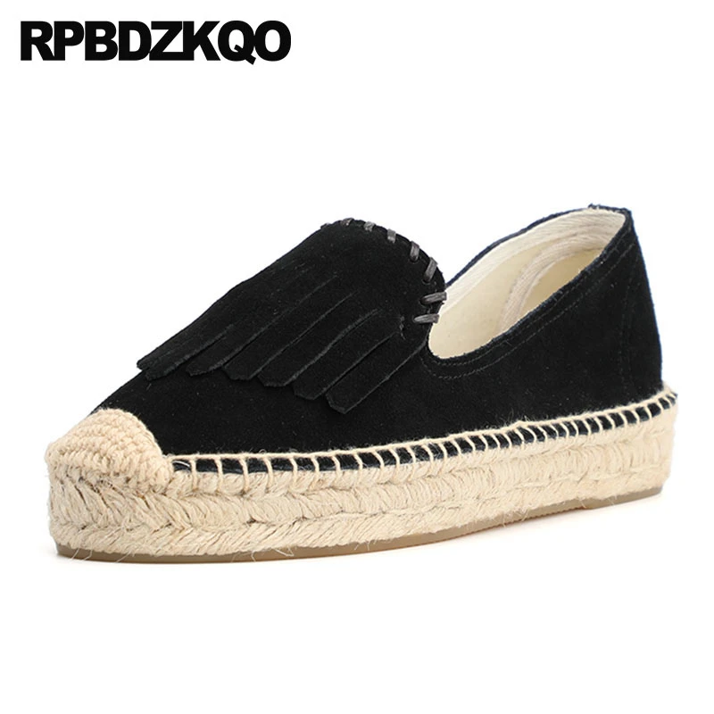 ladies black espadrilles