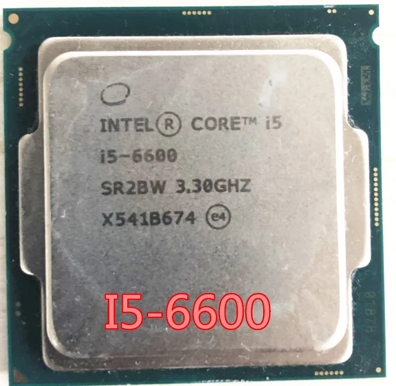 Intel Core i5 6600 3,3 ГГц 6 м кэш четырехъядерный процессор Настольный LGA1151 cpu i5-6600