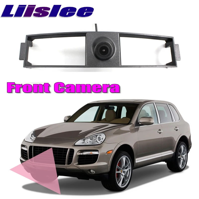 LiisLee Car Front Camera Hood Mesh Front Grille CAM For Porsche Cayenne