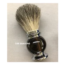 CSB из Натурального Волоса барсука узел 20 мм щетка для бритья барбершоп салон усы бритье бороды влажный инструмент темно из коричневой смолы ручка
