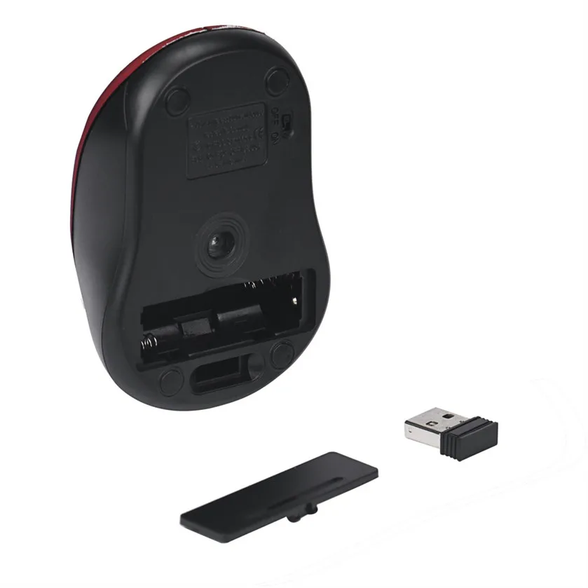 Лучшая цена 2 4 GHz беспроводная мышь USB оптическая прокрутка мыши для планшета