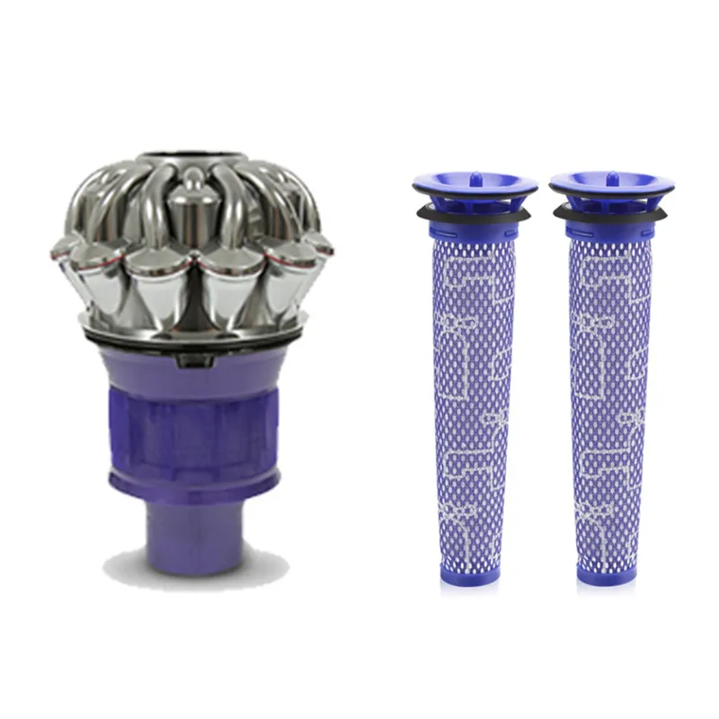 For Dyson V6 DC74 DC58 DC59 DC61 DC62 Dust collector vacuum cyclone separation filter cartridge Vacuum Cleaner Parts 3pcs For Dyson V6 DC74 DC58 DC59 DC61 DC62 Dust collector vacuum cyclone separation filter cartridge Vacuum Cleaner Parts 3pcs