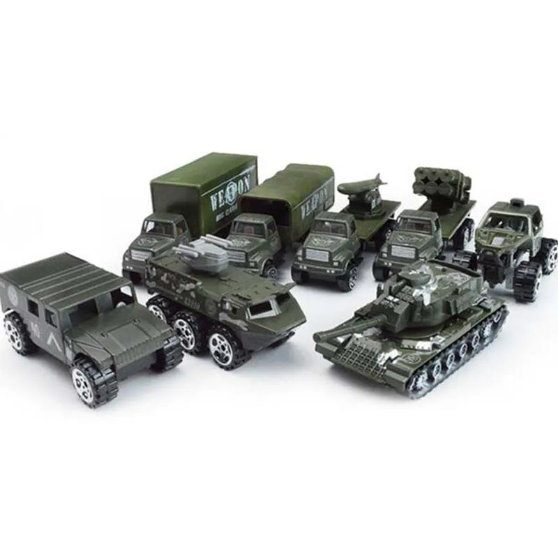 4 Pieces Simulation Diecast Mini Model Car Kids Pocket ...