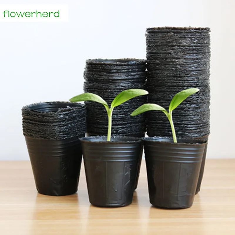 

100pcs Nursery Pots Plant Seeds Grow Box Tray Insert Propagation Seeding Case Flower pot plug Nutrition cup Garden Supplies