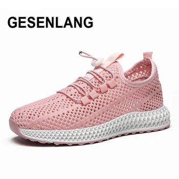 

2019 Women's Running Shoes Tennis Sports Shoes Soft Breathable Nonslip Cushioning Ladies Sneakers Outdoor Training Walking Shoes