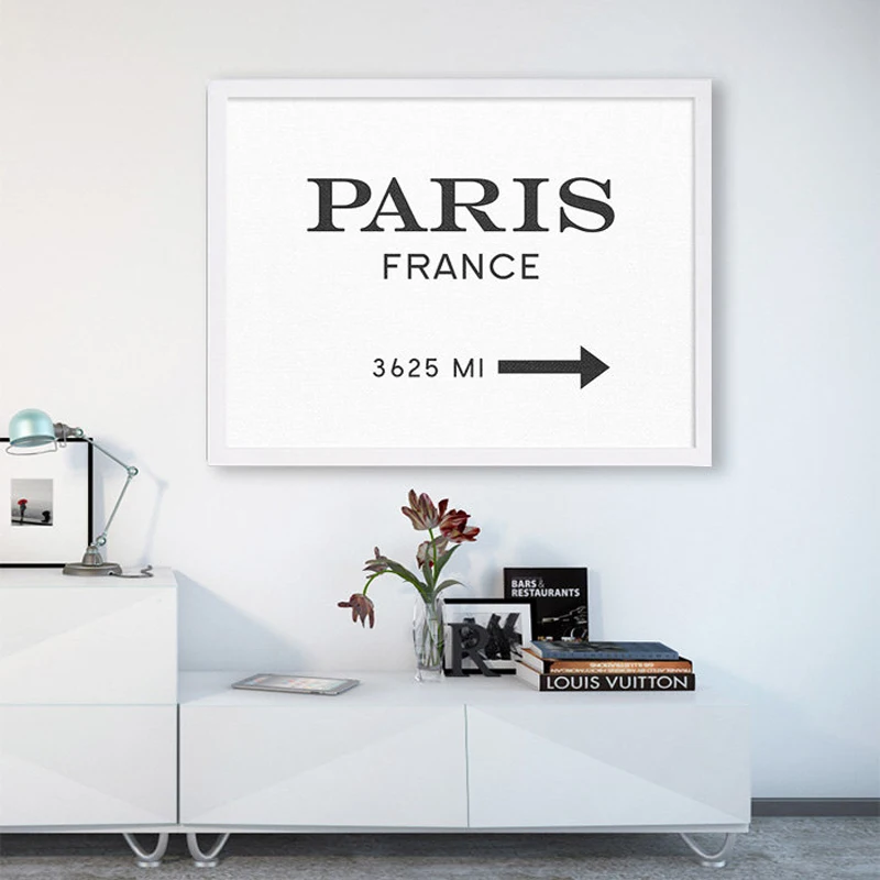 Париж Франция стены Искусство Prada Марфа как сплетни моды современный плакат холст искусство живопись настенные картины для гостиной, без рамки