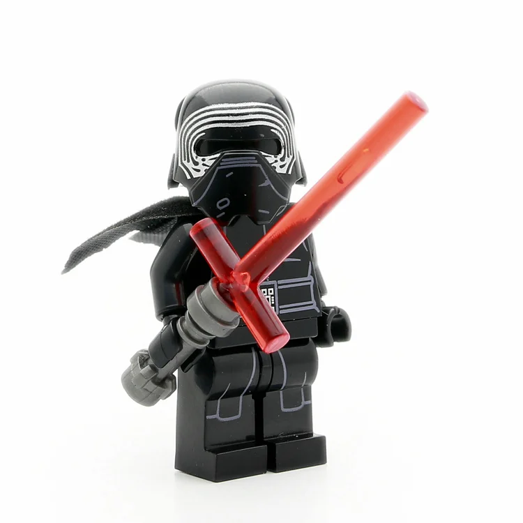 

SingleSale STAR WAR Kylo Ren with Cross Lightsaber First Order Jedi The Force Awakens minifig Building Blocks Kids Toy Gift