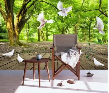 

3d wallpaper for room Forest pigeons background wall photo wallpaper for walls mural 3d wallpaper