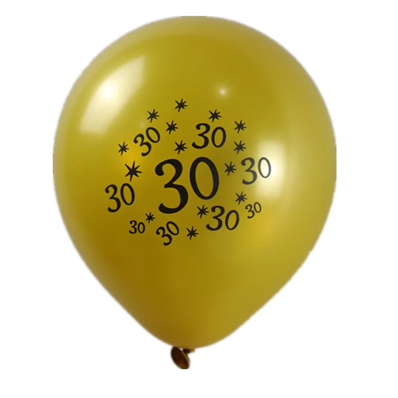 2019-10pcs-lot-12inch-Gold-Latex-Balloons-Air-Black-30-40-50-60-70-Years-Confetti(6)