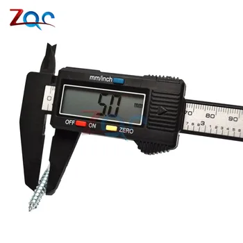 

Electronic Digital Vernier Caliper 150mm Stainless Steel Rule Gauge Micrometer 6 Inch LCD Measuring Ruler Tool 0-150mm 6''