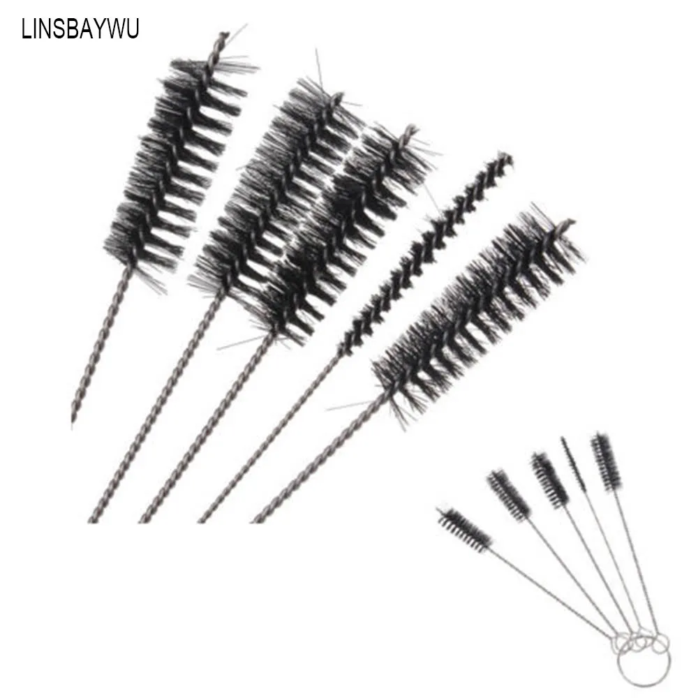 

LINSBAYWU 5Pcs/Set Tattoo Cleaning Brush Kit Tip For Tube Machine Grip Airbrush Spray Gun of fast delivery