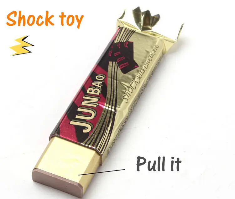 Artificial Chocolate Electric Shock Toys Novelty E...